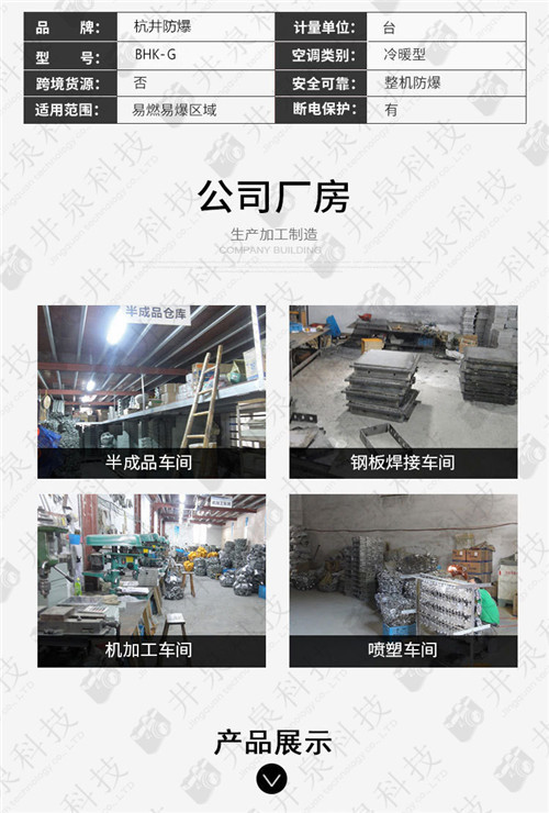 食品廠(chǎng)防爆空調案例圖